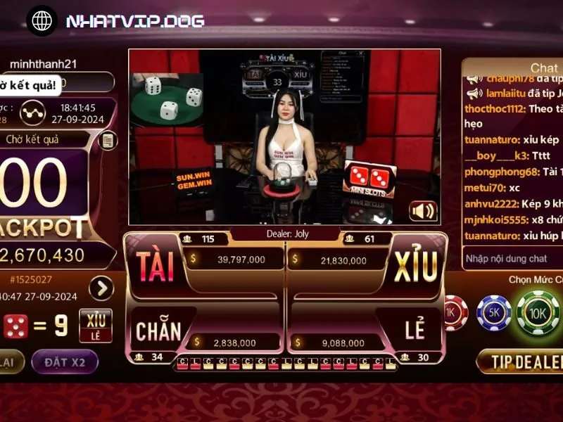 Chọn cửa cược ngay trên giao diện tài xỉu live