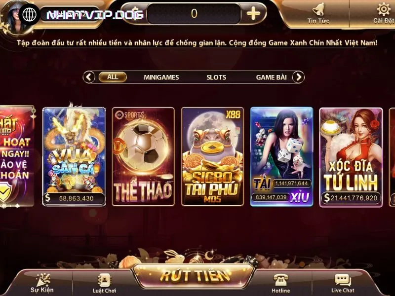 Game online tại Nhatvip đa dạng thể loại và đề tài